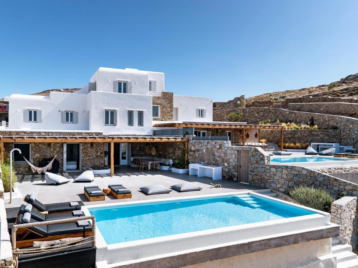 Villa Agapi, 2 Min Walk To The Beach & Heated Pool, By Red Windmill Villas Kalafatis Exterior foto